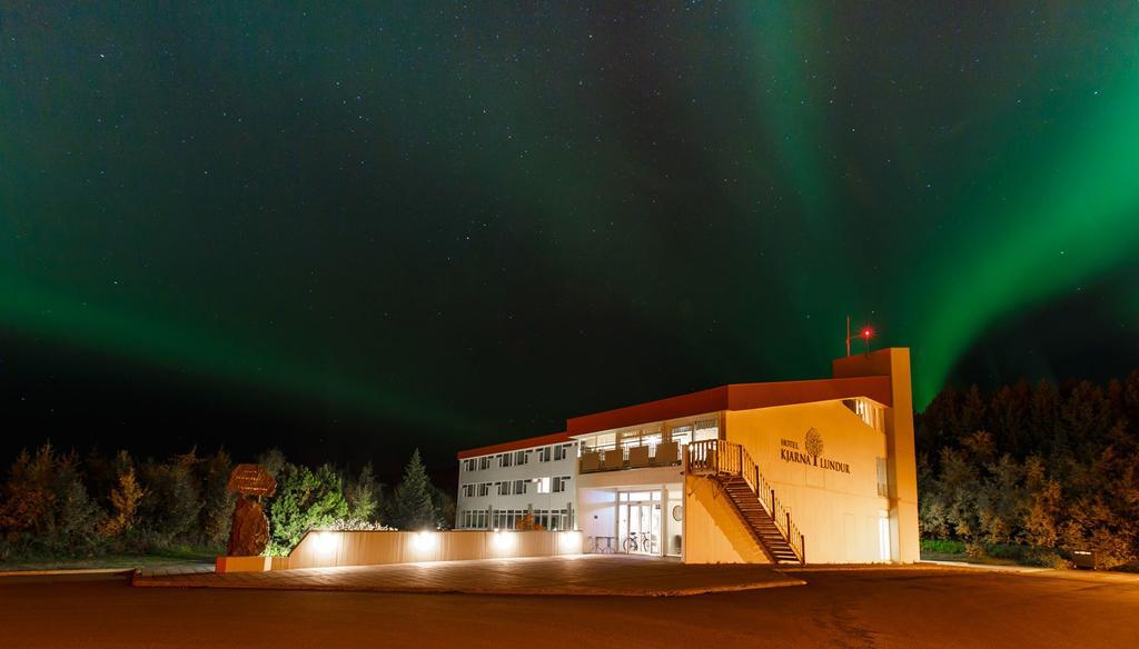 Hotel Kjarnalundur- Aurora Dream - Lodges And Rooms Akureyri Exterior foto